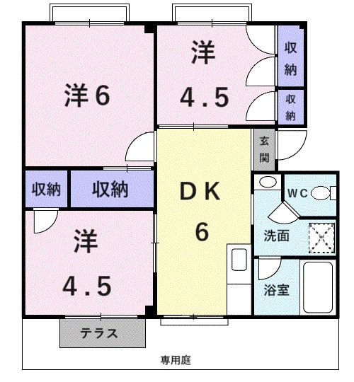 ハイムナカノ 間取り
