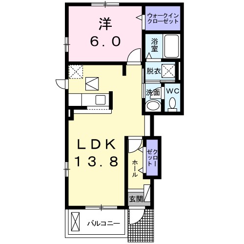 ハーベストコートＡ 間取り