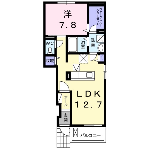 アルカン　シェル　Ⅱ 間取り