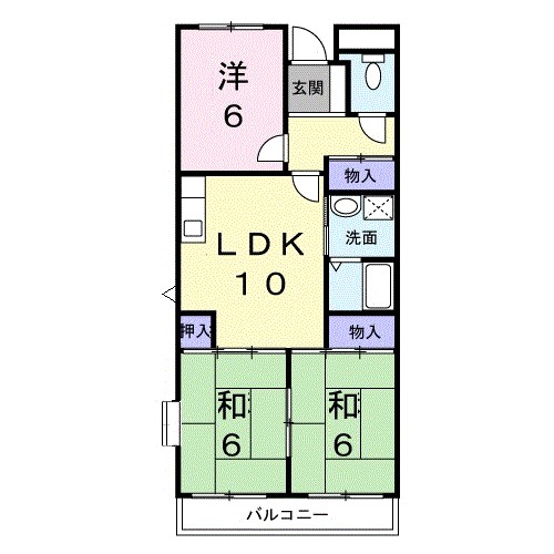 ヴィルフォーレミチハタ 間取り
