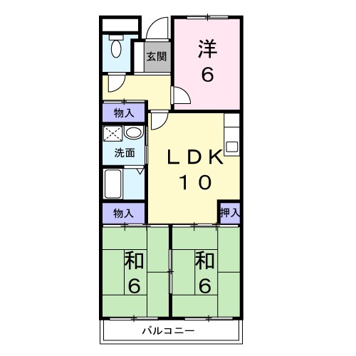 ヴィルフォーレミチハタ 間取り