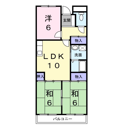 ヴィルフォーレミチハタ 間取り