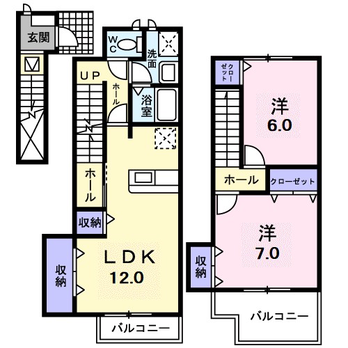 ラフレシール 間取り