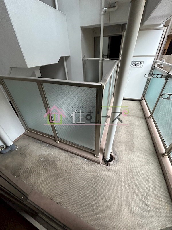 エルミタージュ難波南Ⅱ ベランダ