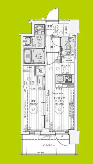エステムコート新大阪XVIパルス 間取り