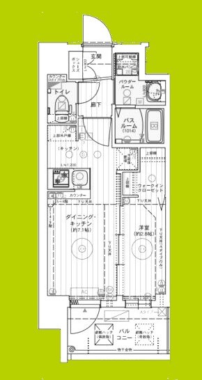 エステムコート新大阪XVIパルス 間取り