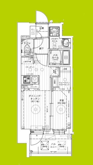 エステムコート新大阪XVIパルス 間取り