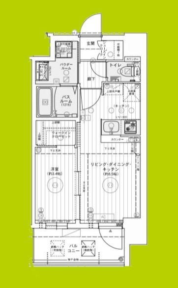 エステムコート新大阪XVIパルス 間取り