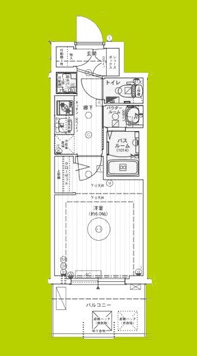 エステムコート難波WEST-SIDEⅧエクシーナ 間取り