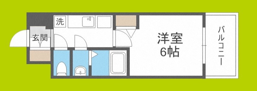 ｇｍ難波ウエストＤ.Ｃ. 間取り