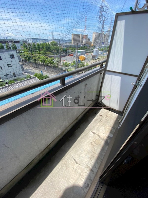 コスモレジデンス北加賀屋Ⅱ ベランダ