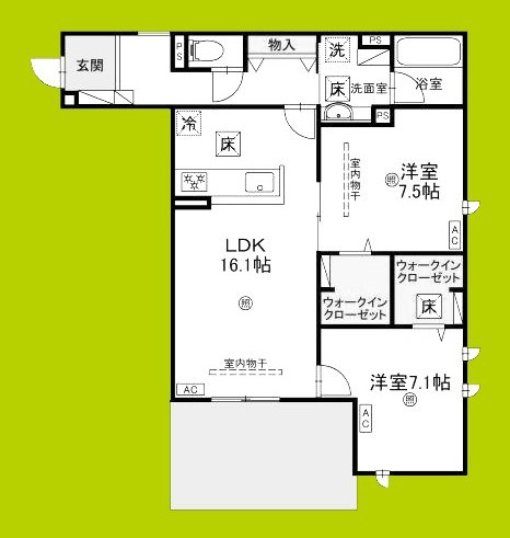 ロンジェヴィータ 間取り