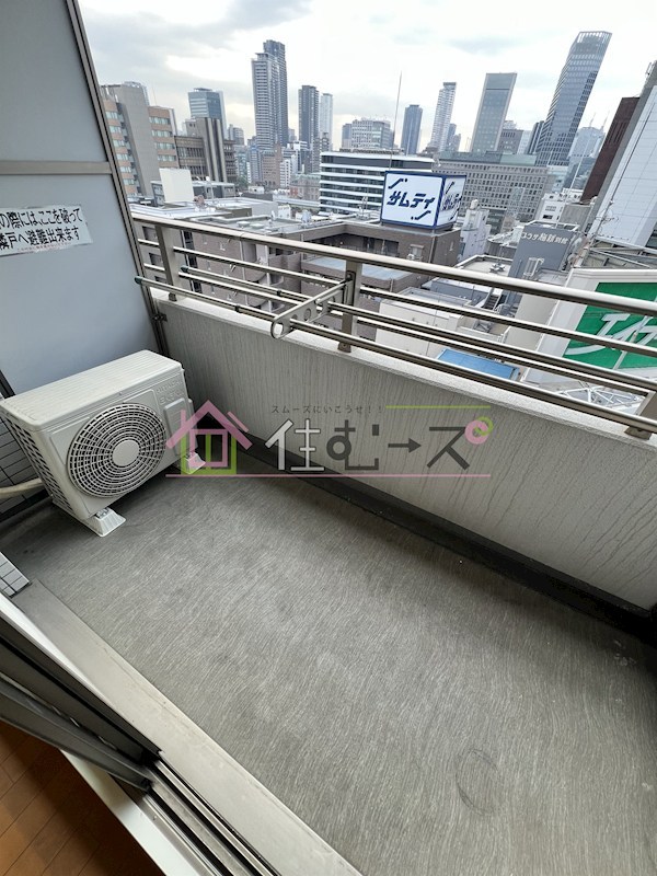 エスリード御堂筋梅田 ベランダ