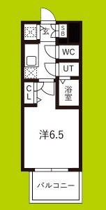 レジュールアッシュOSAKA　GATEWAY 間取り