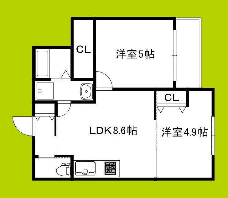 セレニティ加美南A棟 間取り