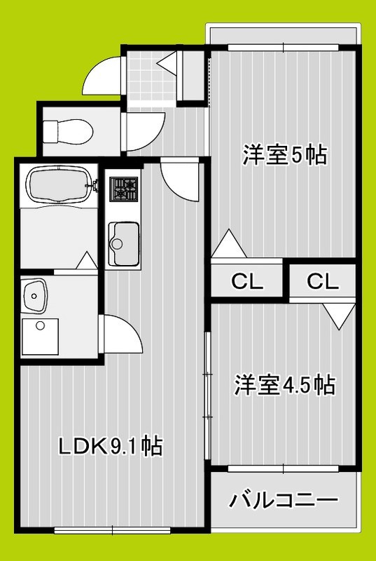 セレニティ加美南B棟 間取り
