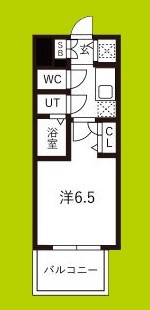レジュールアッシュOSAKA　GATEWAY 間取り