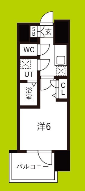 レジュールアッシュOSAKA　GATEWAY 間取り