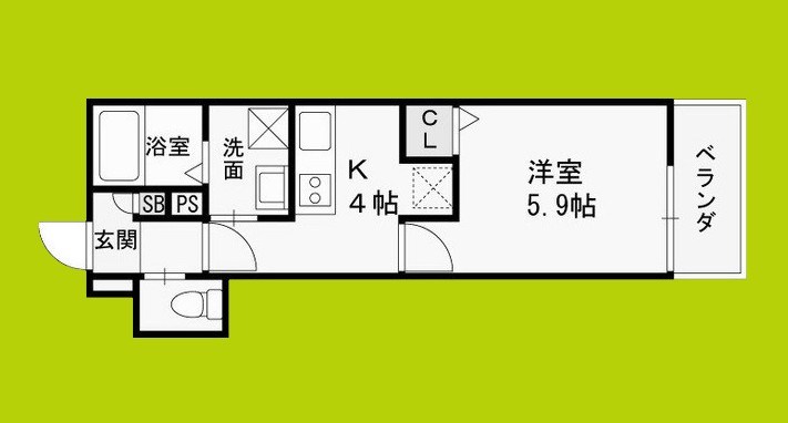 仮称）高槻市赤大路共同住宅 間取り