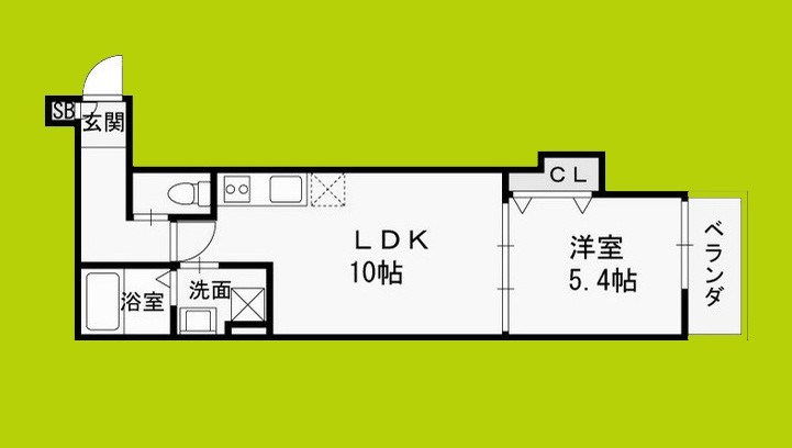 仮称）高槻市赤大路共同住宅 間取り