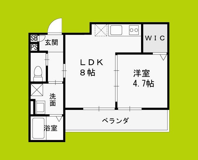 仮称）高槻市赤大路共同住宅 間取り