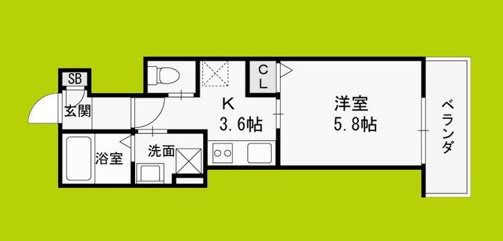 仮称）高槻市赤大路共同住宅 間取り