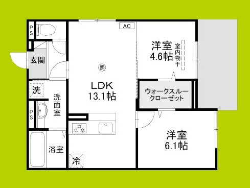 ナティ　サウス 間取り