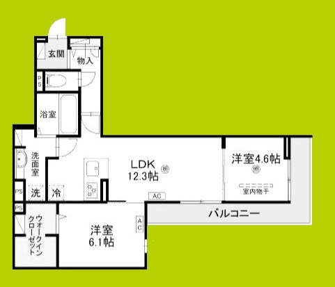 ナティ　サウス 間取り