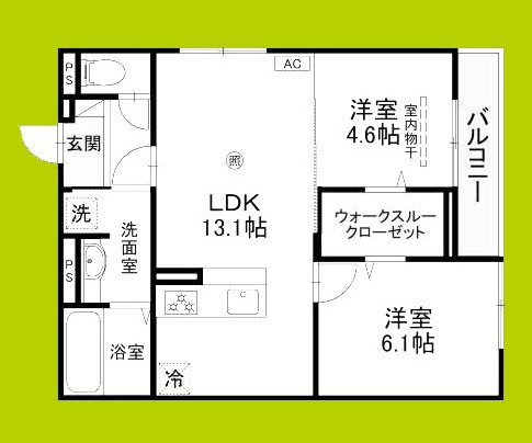 ナティ　サウス 間取り