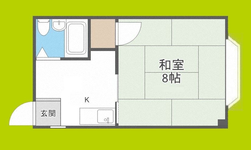 コーポＫ加美 間取り