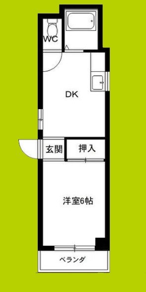 OK平野ハイツ 間取り