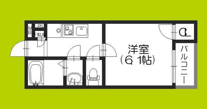 モダンアパートメント平野本町 間取り