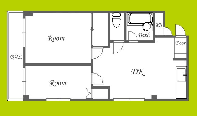 メゾンかせの 間取り