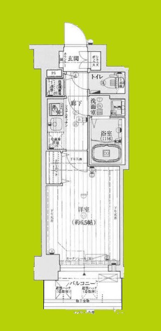 ジアコスモ難波南 間取り