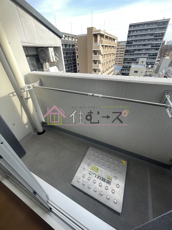 スワンズシティ難波ノーブル ベランダ