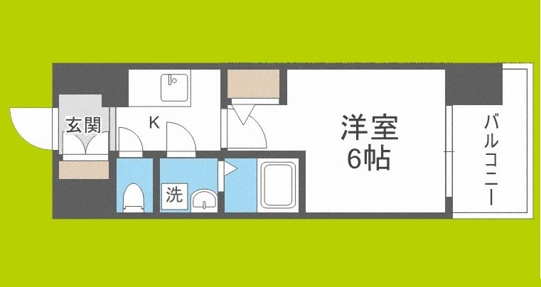 エスリード難波ザ・ゲート 間取り