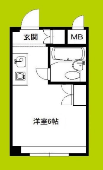 サンハイツ北館 間取り