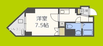 ORYZA肥後橋 間取り