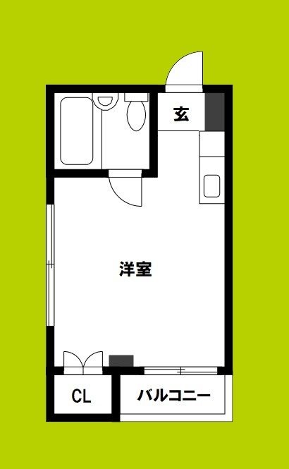 エレガンスコーポⅡ 間取り