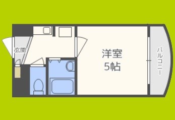 ピュアコート天神橋 間取り