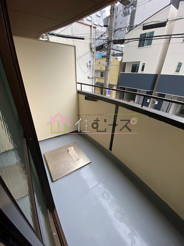 ピュアコート天神橋 ベランダ