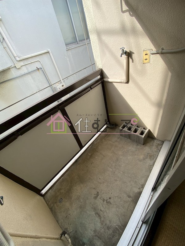 錦美マンション ベランダ