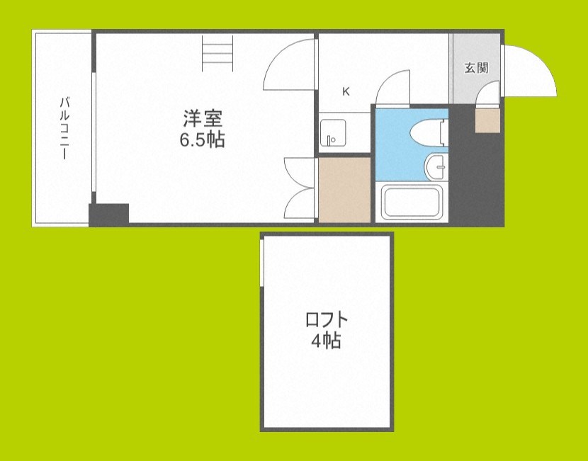 デイズハイツ八幡屋 間取り