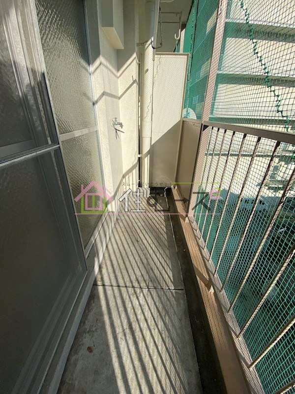 二条通住宅　1号棟 ベランダ