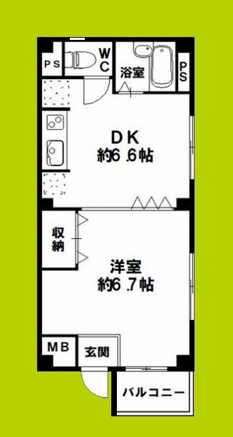 SKK夕凪マンション 間取り