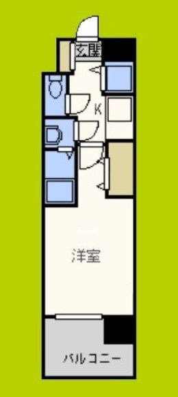 エイペックス心斎橋東 間取り