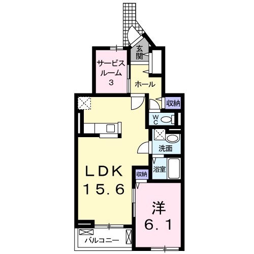 サワディーⅠ 間取り