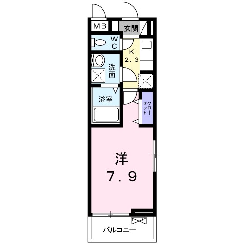 エスポワールＳＡＫＡＩ・Ｙ 間取り