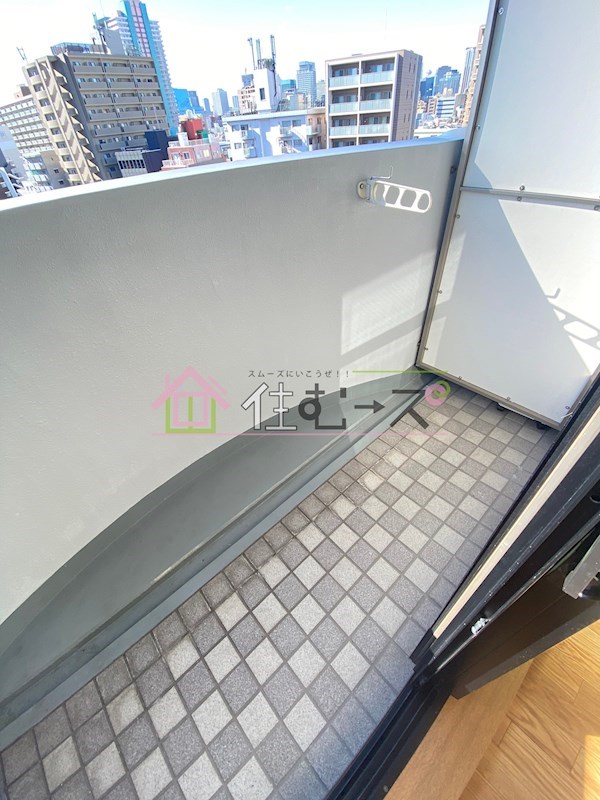 ノルデンハイムリバーサイド天神橋 ベランダ