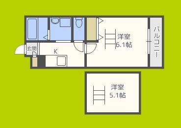 高殿TKハウス 間取り